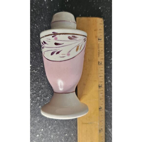 Cumbow Pottery S & P Abingdon Virginia Copper Luster Tea Leaf Design - Picture 5 of 5